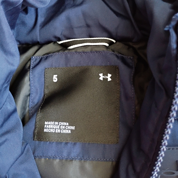 Under Armour Size 5 Blue Layered Vest/Jacket - Picture 3 of 6